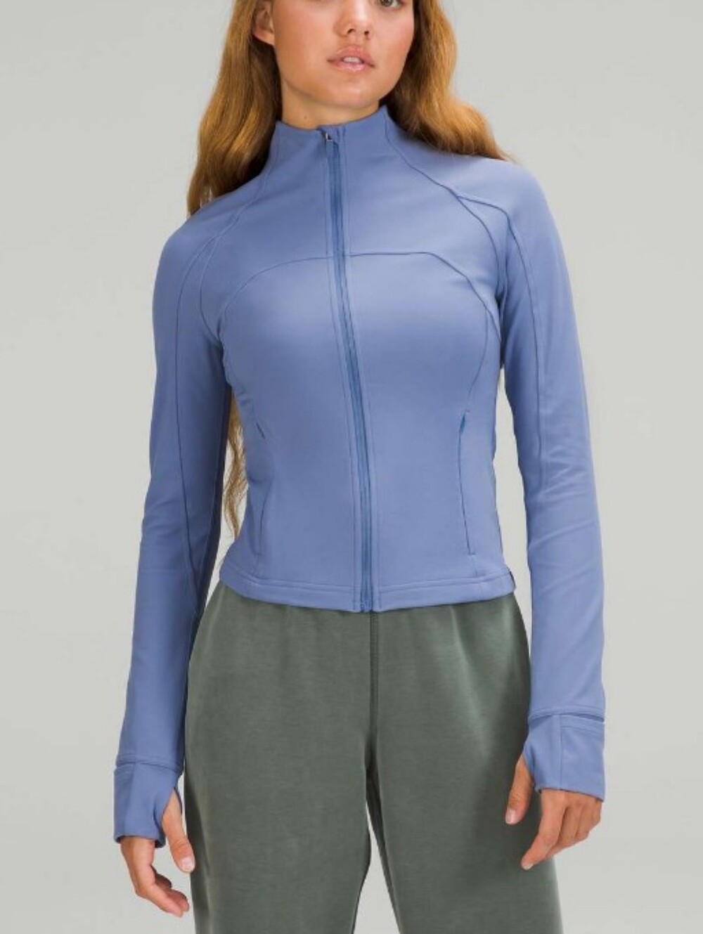 Lululemon Nulu Cropped Define Jacket Water Drop EUC